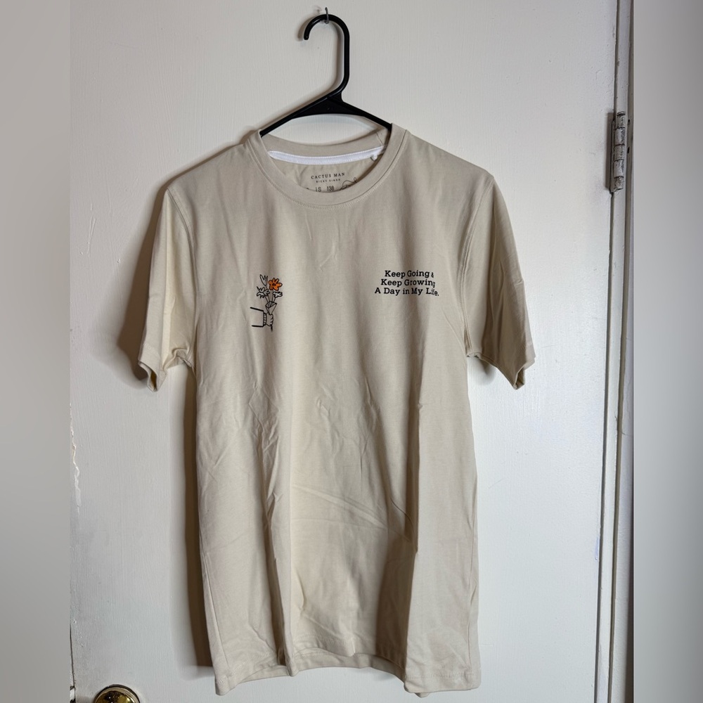 Cactus Man Cream T-Shirt